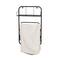 Honey Can Do Black Collapsible Wall-Mounted Clothes Hamper with Canvas Bag and Laundry Shelf